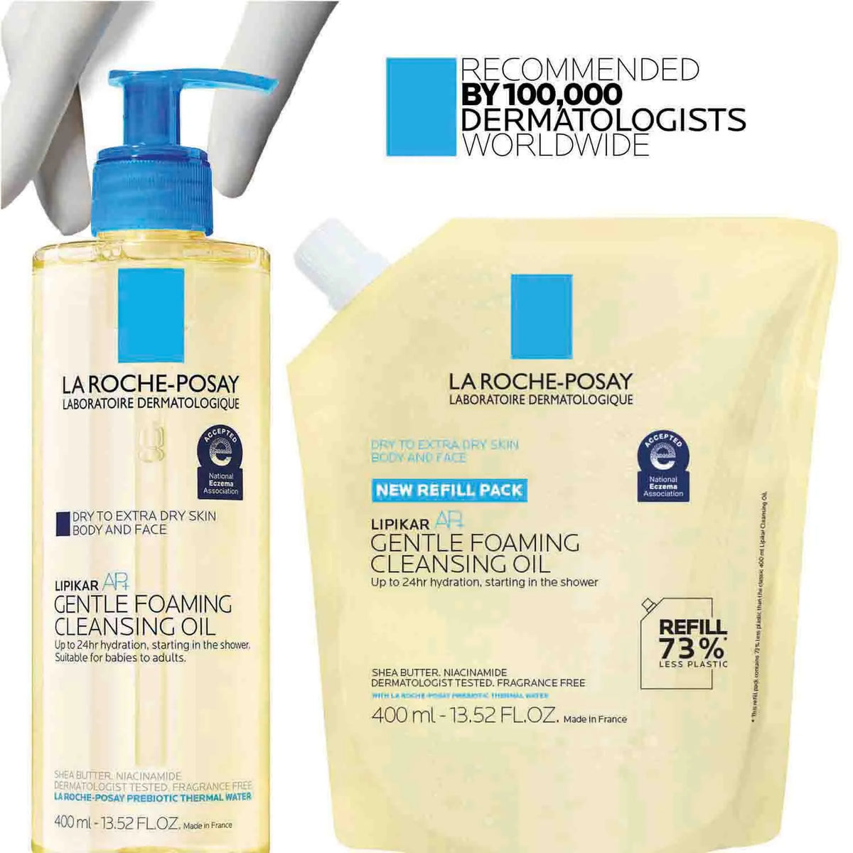 Lipikar AP+ Gentle Foaming Cleansing Oil