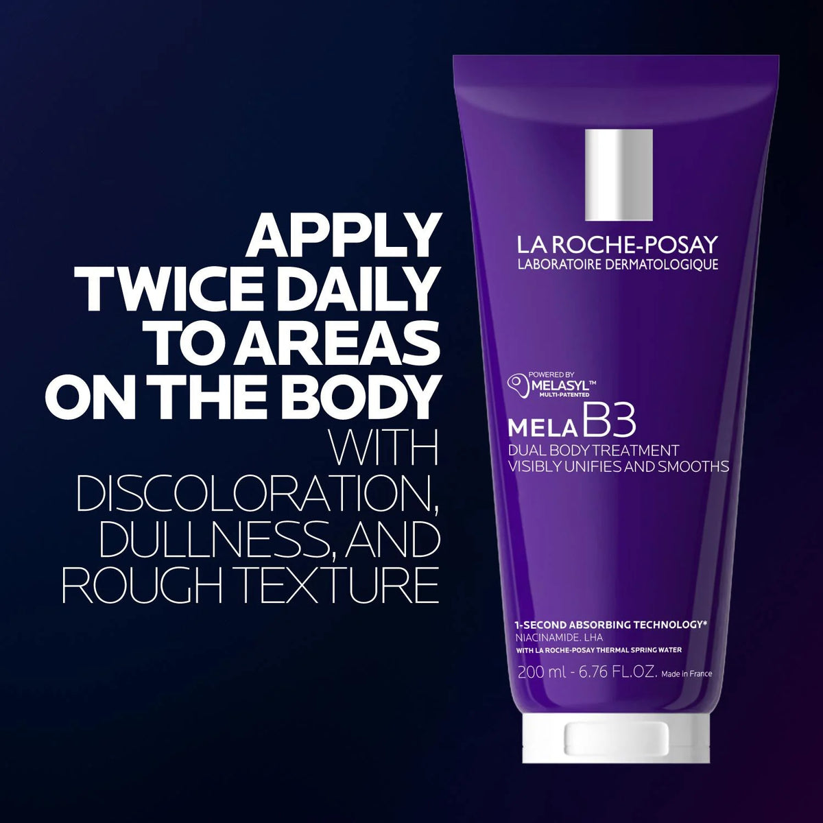 Mela B3 Dual Body Discoloration Treatment with Melasyl™