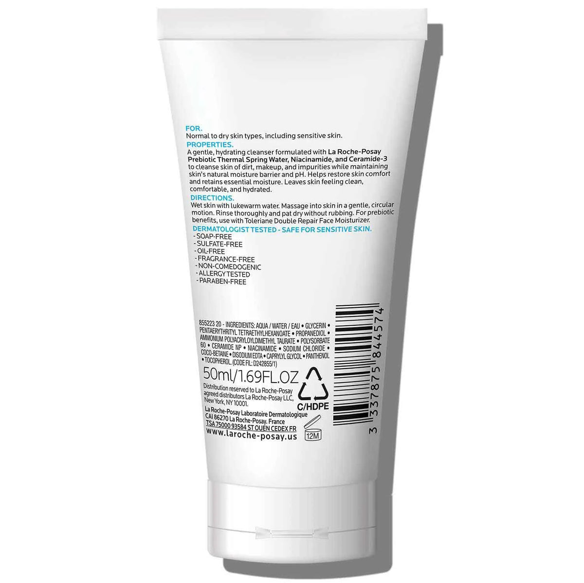 Toleriane Hydrating Gentle Facial Cleanser