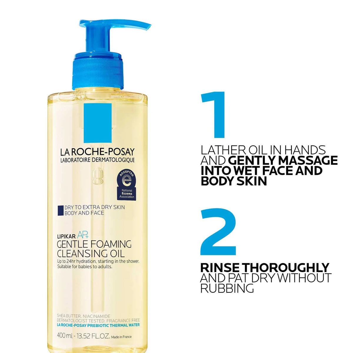 Lipikar AP+ Gentle Foaming Cleansing Oil