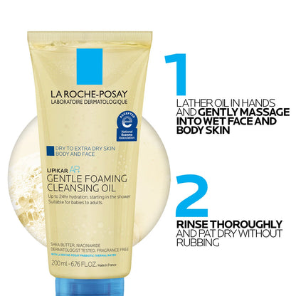 Lipikar AP+ Gentle Foaming Cleansing Oil