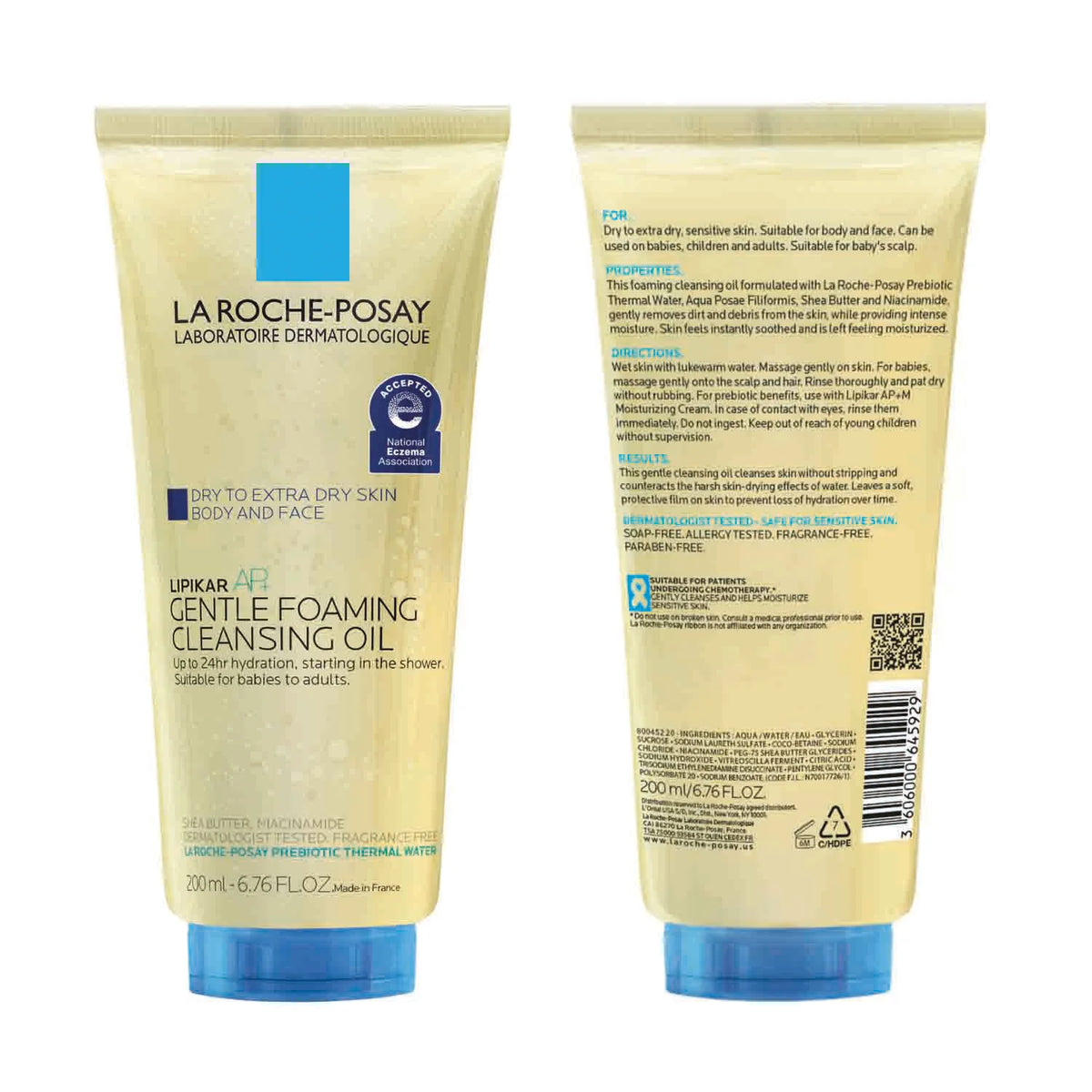 Lipikar AP+ Gentle Foaming Cleansing Oil