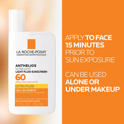 Anthelios Ultra Light Fluid Facial Sunscreen SPF 60