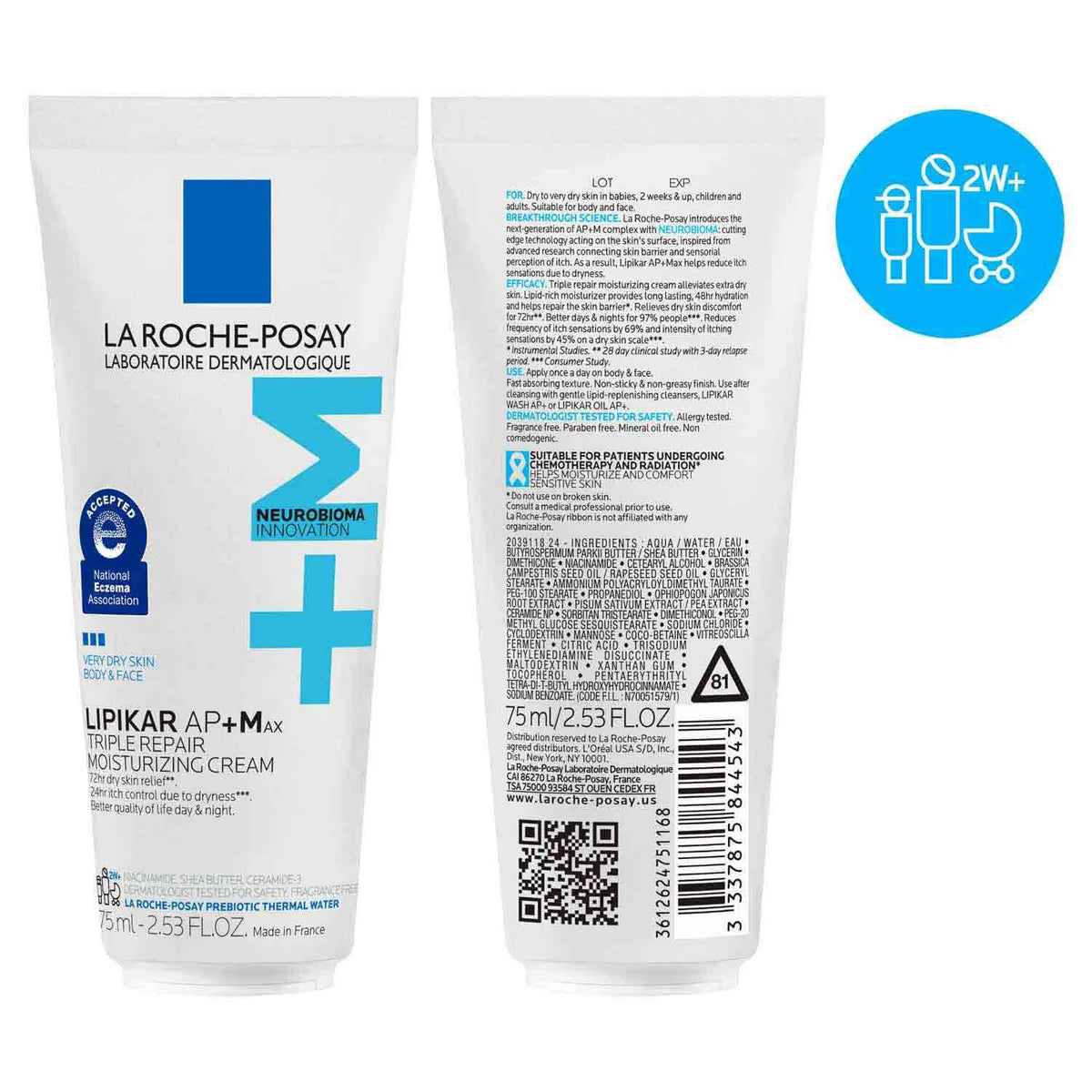 Lipikar AP+MAX Triple Repair Moisturizing Cream