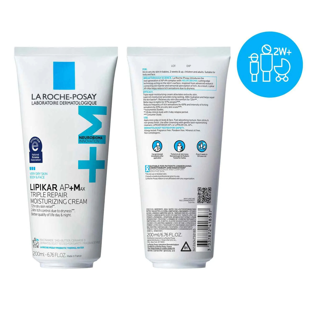 Lipikar AP+MAX Triple Repair Moisturizing Cream